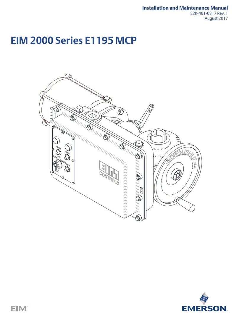 Emerson EIM 2000 Series Manual