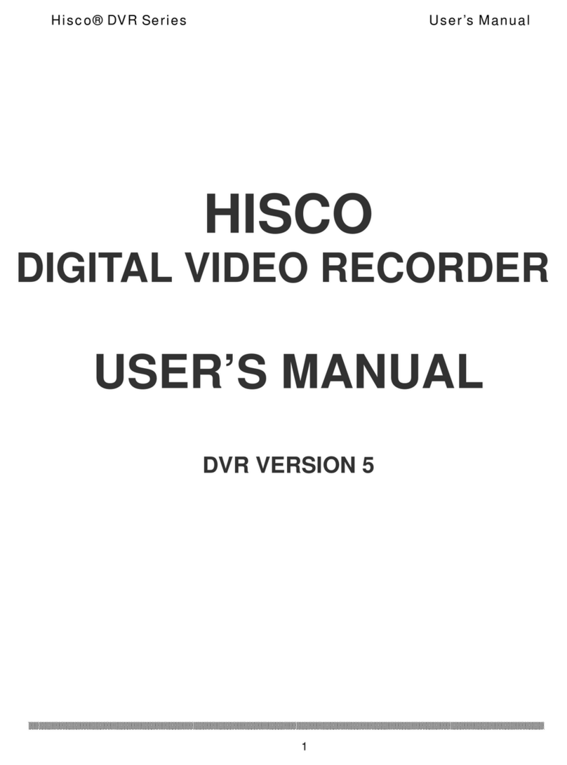 HISCO DVR series user manual