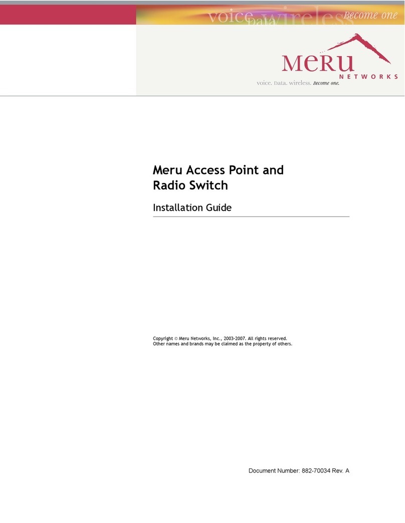 Meru Networks AP150 installation guide