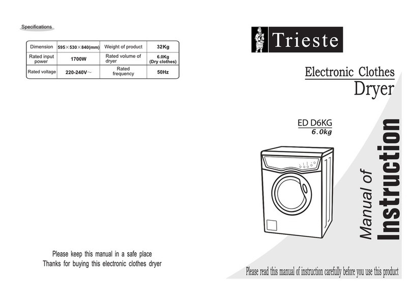 Trieste ED-D6KG instruction manual