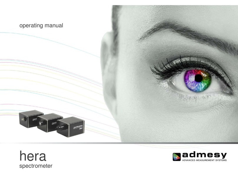 Admesy hera operating manual
