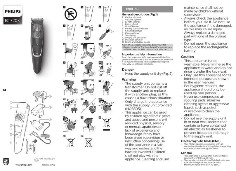 Philips BT720x series User manual