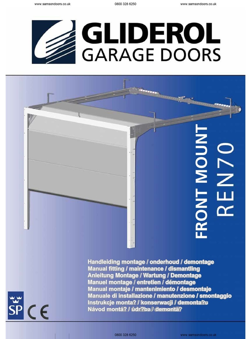 Gliderol REN70 User manual