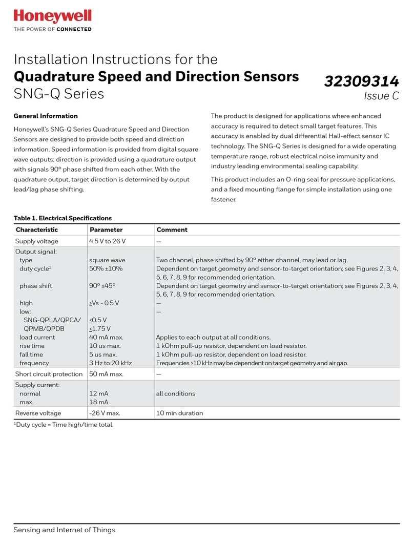 Honeywell SNG-Q Series User manual