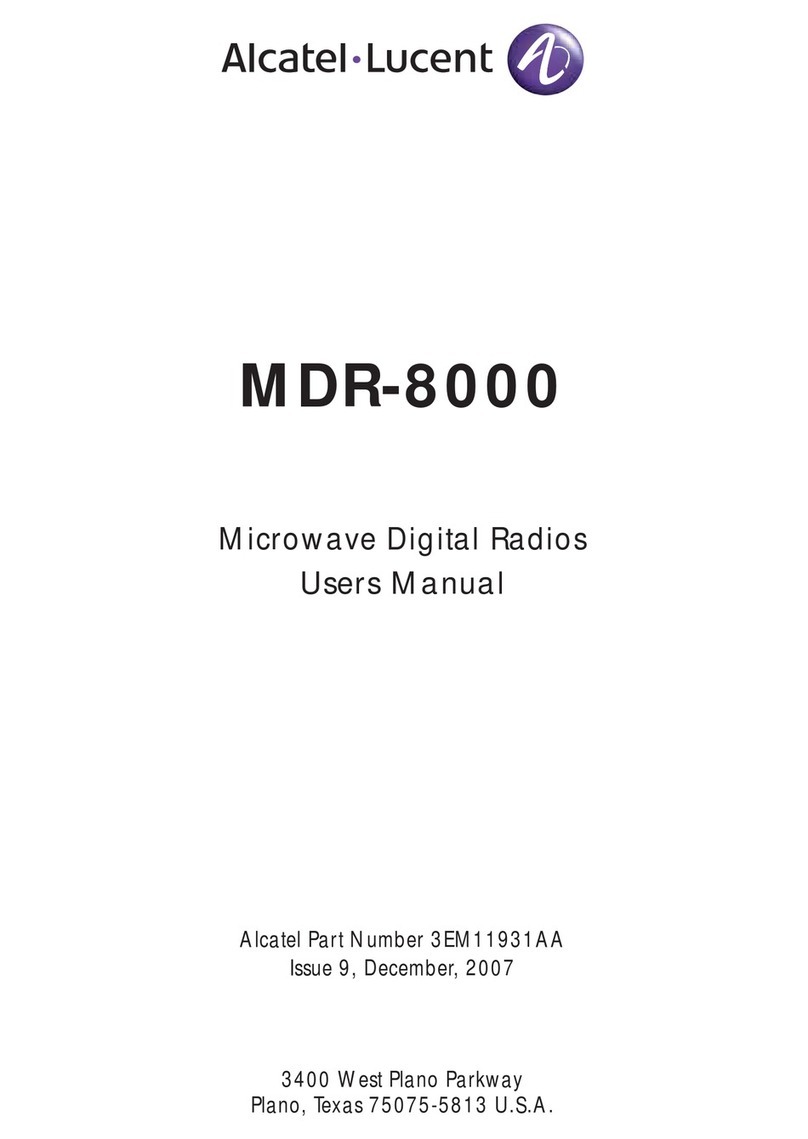 Alcatel-Lucent MDR-8000 user manual