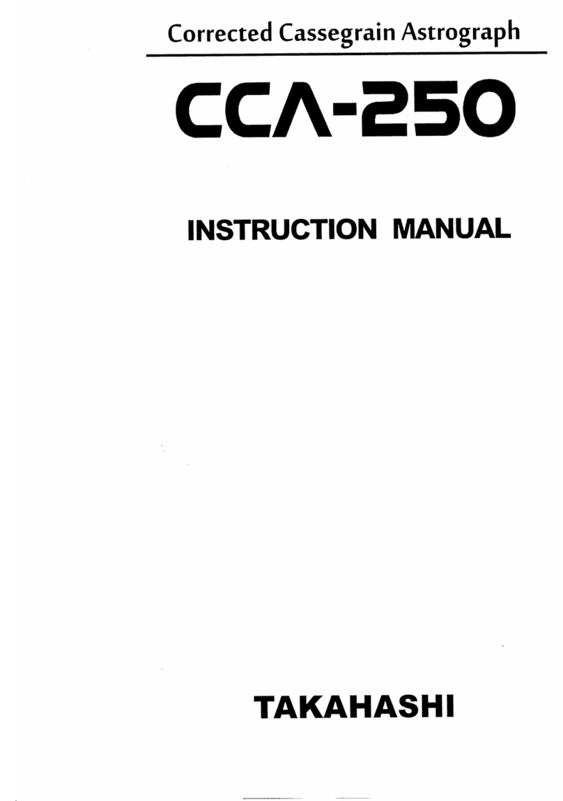 Takahashi CCA-250 User manual Takahashi CCA-250 User manual