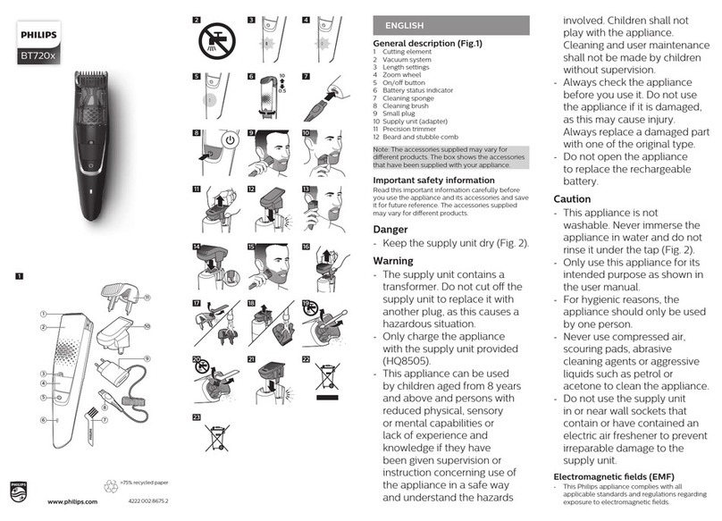 Philips BT720x series user manual