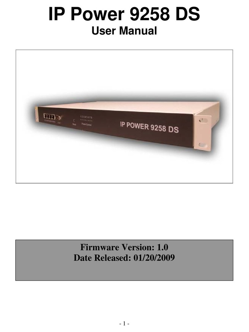 Aviosys IP Power 9258 DS User manual