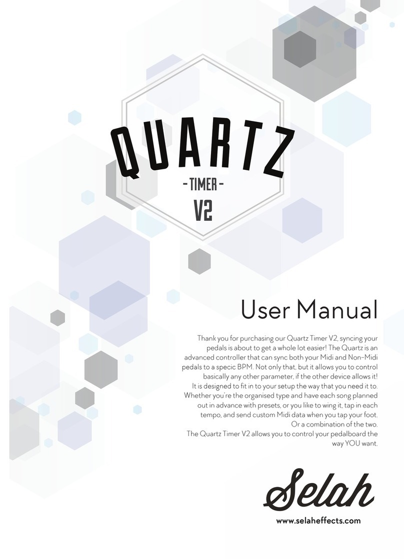 Selah Effects Quartz Timer V2 user manual