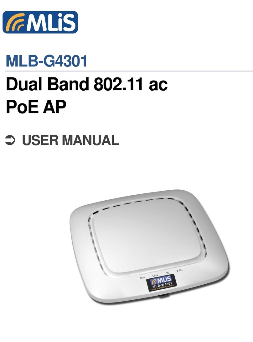 MLis MLB-G4301 user manual MLis MLB-G4301 user manual
