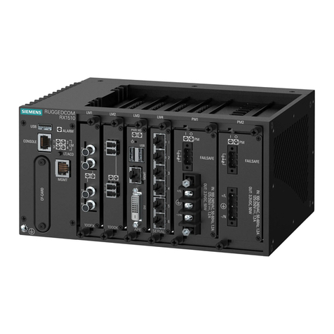 Siemens RUGGEDCOM RX1510 User manual