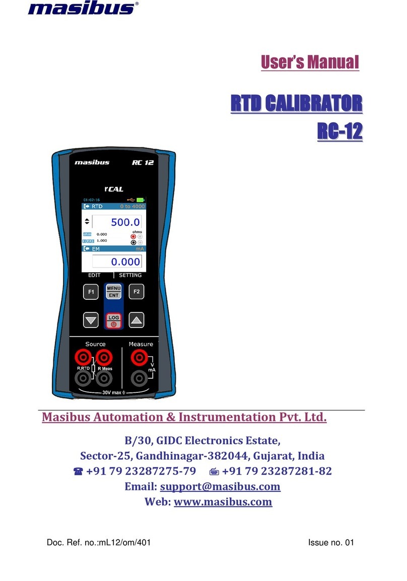 Masibus RC-12 user manual