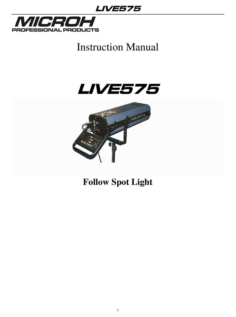 Microh LIVE575 instruction manual