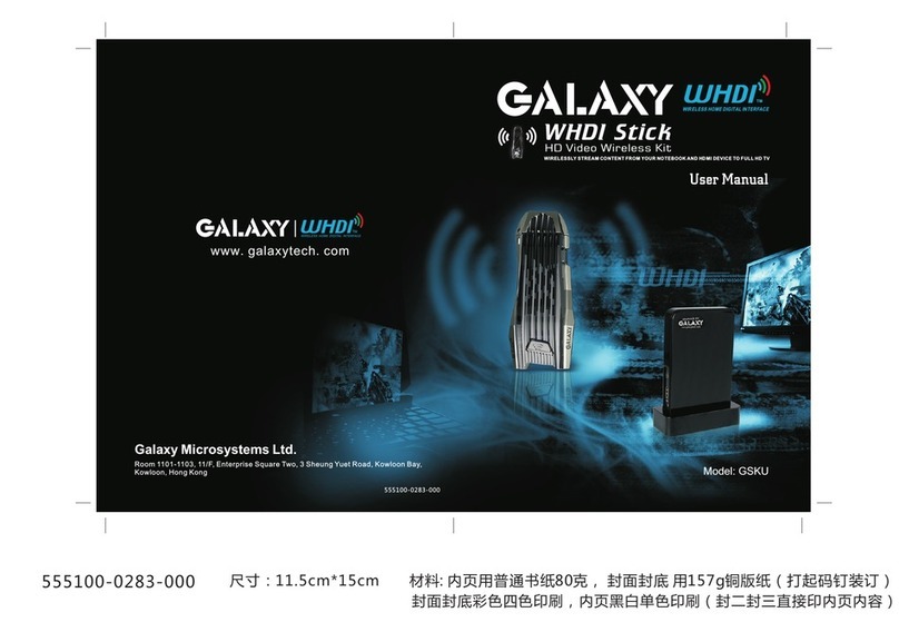 Galaxy GSKU user manual