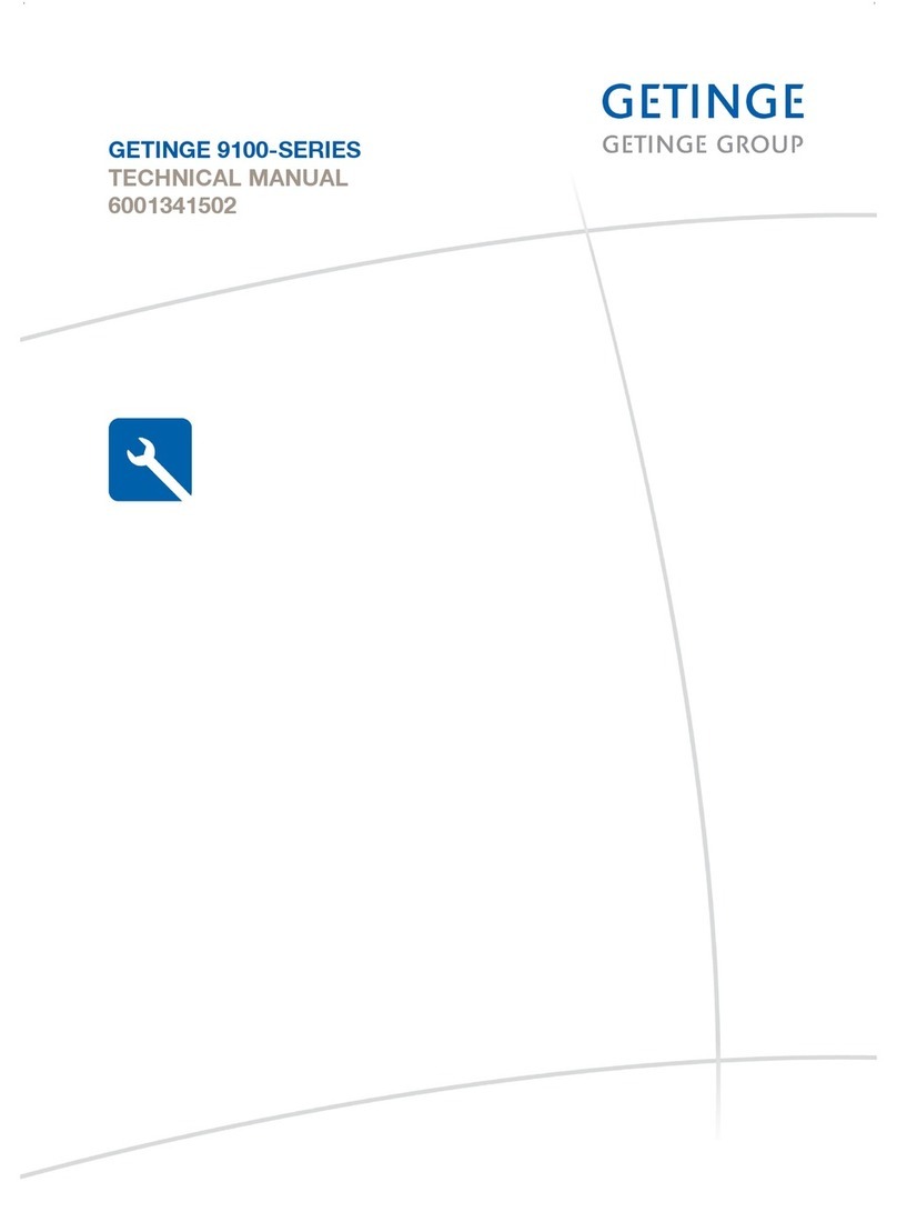 Getinge 9120 Technical manual