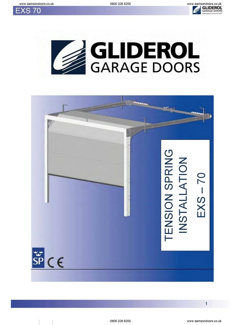 Gliderol EXS-70 User manual