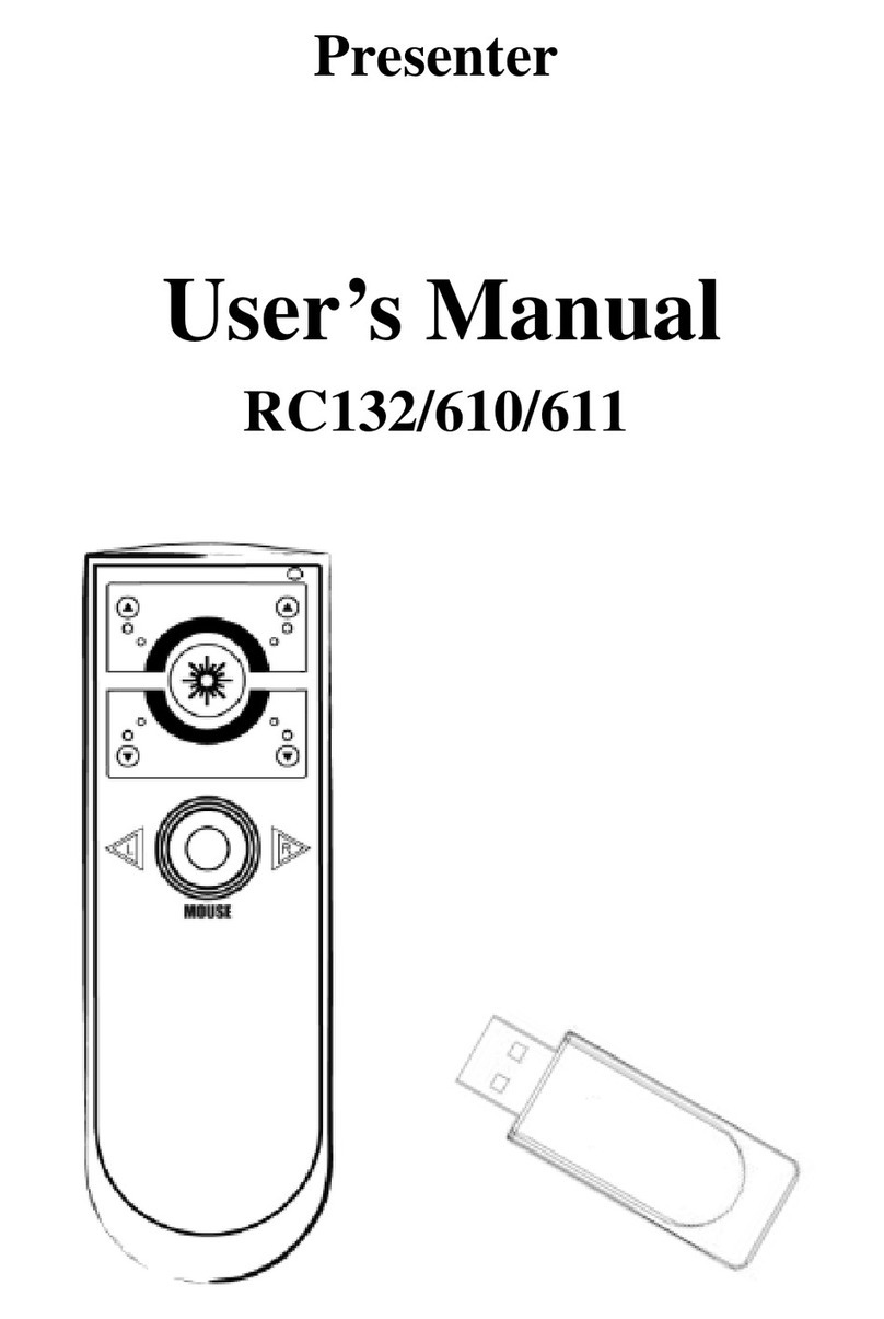 Aimpro21 RC132 user manual