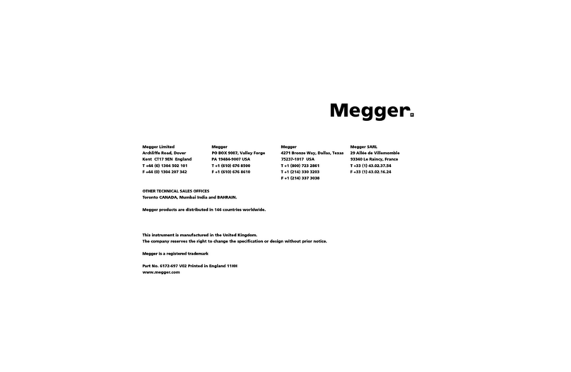 Megger BMM500 Series user guide