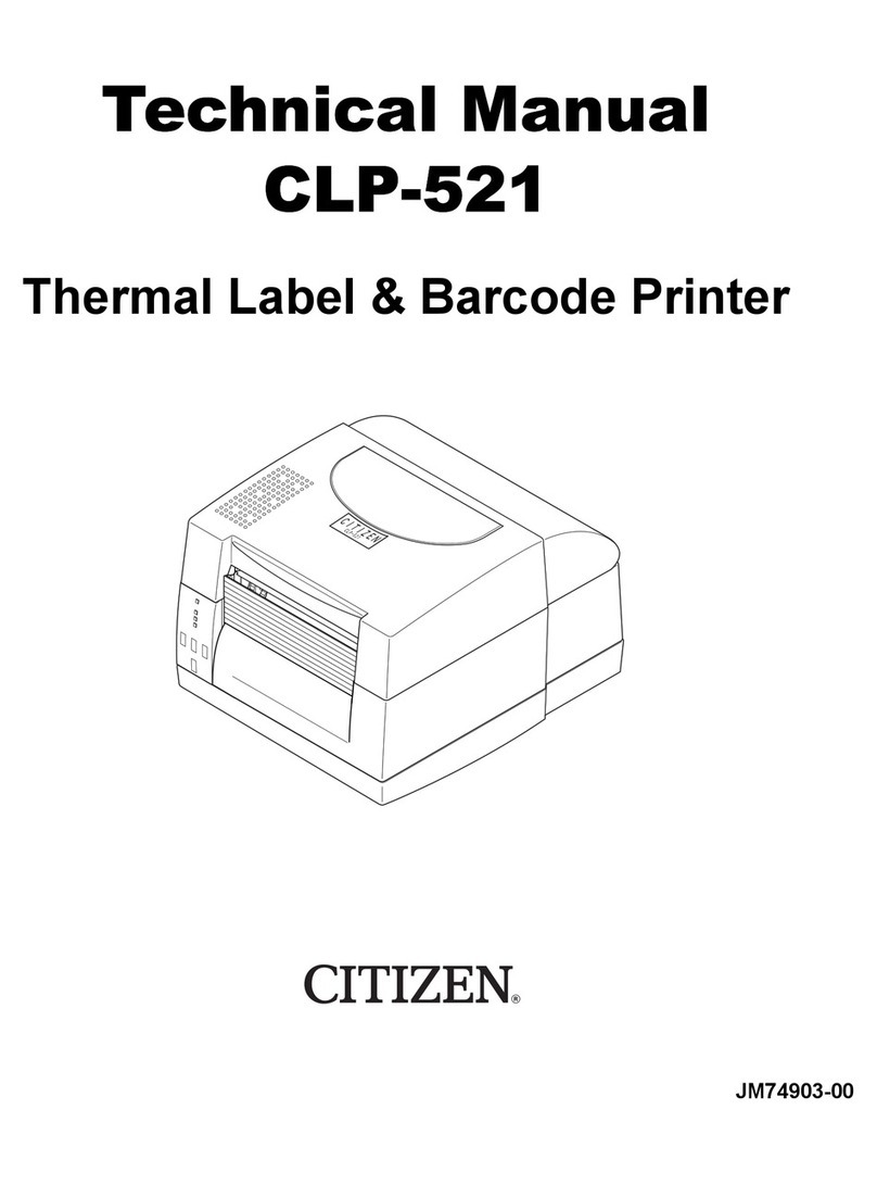 Citizen CLP-512 User manual