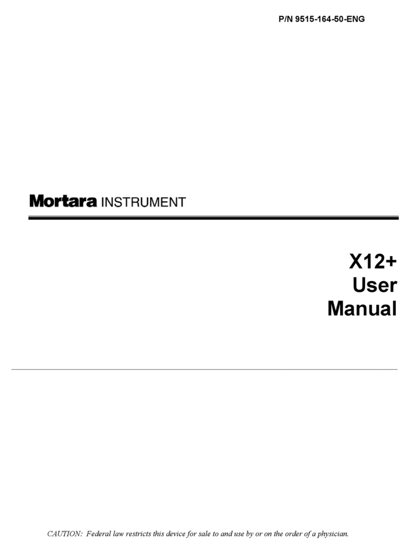 Mortara Instrument X12+ manual