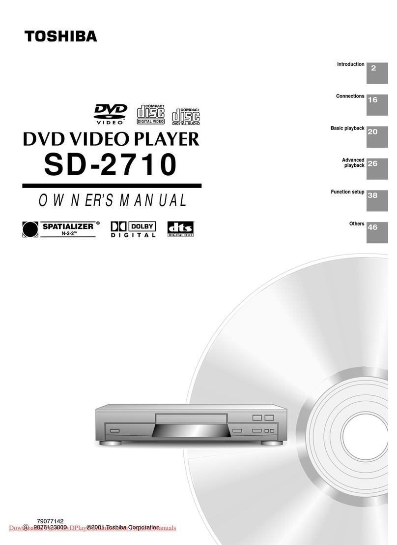 Toshiba SD-2710 User manual