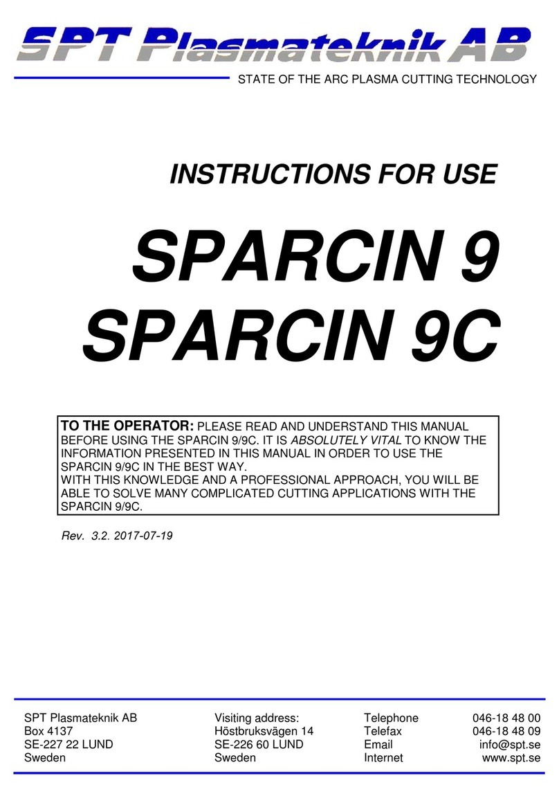 SPT SPARCIN 9 Instructions for use