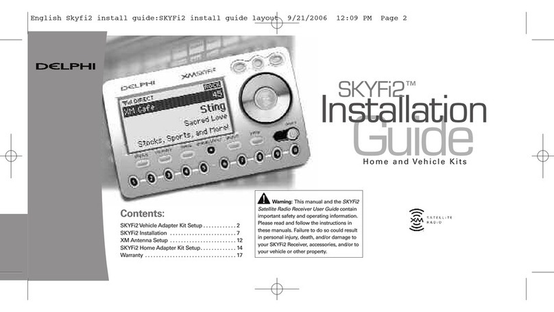 Delphi SkyFi2 SA10102 User manual