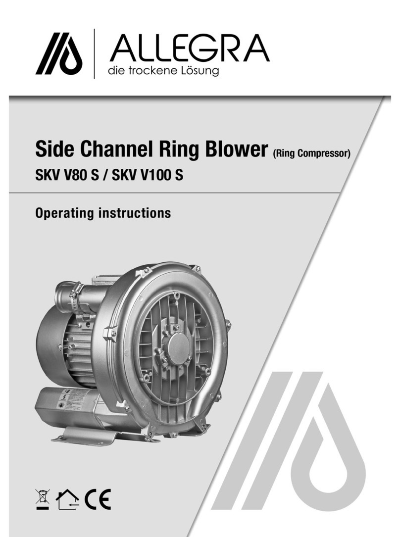 Allegra SKV V80 S operating instructions