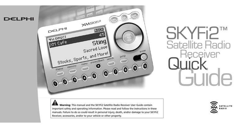 Delphi SkyFi2 SA10102 User manual