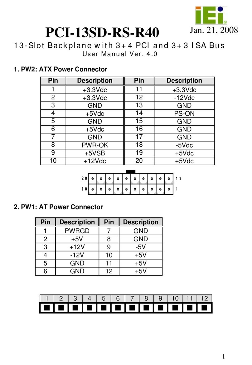 IEI Technology PCI-13SD-RS-R40 user manual