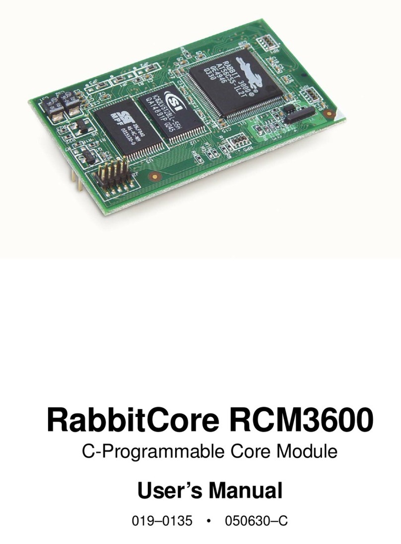 Z-World RabbitCore User manual