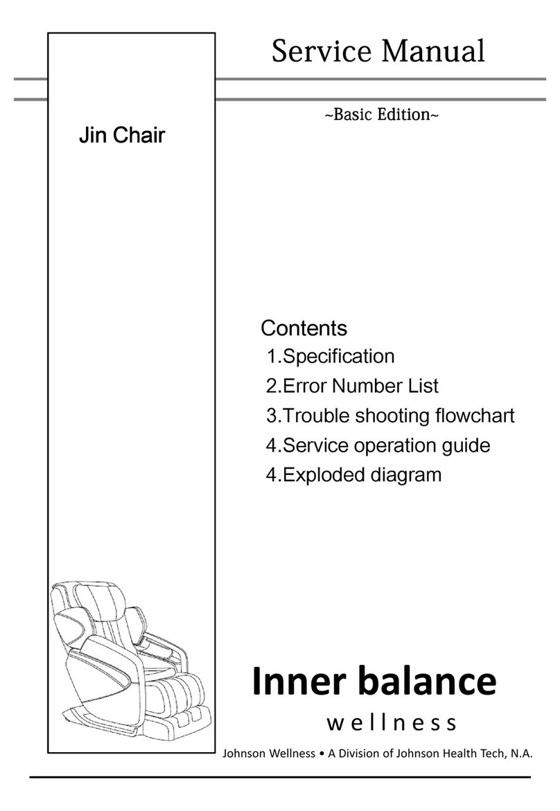 Johnson Wellness Jin Chair Inner balance Service manual