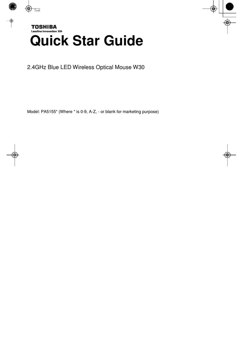 Toshiba W30 User manual