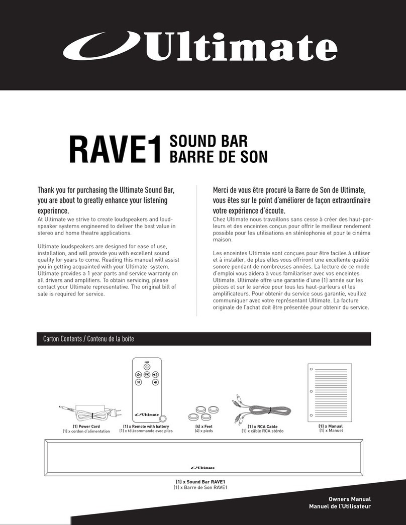 Ulti Mate RAVE1 manual