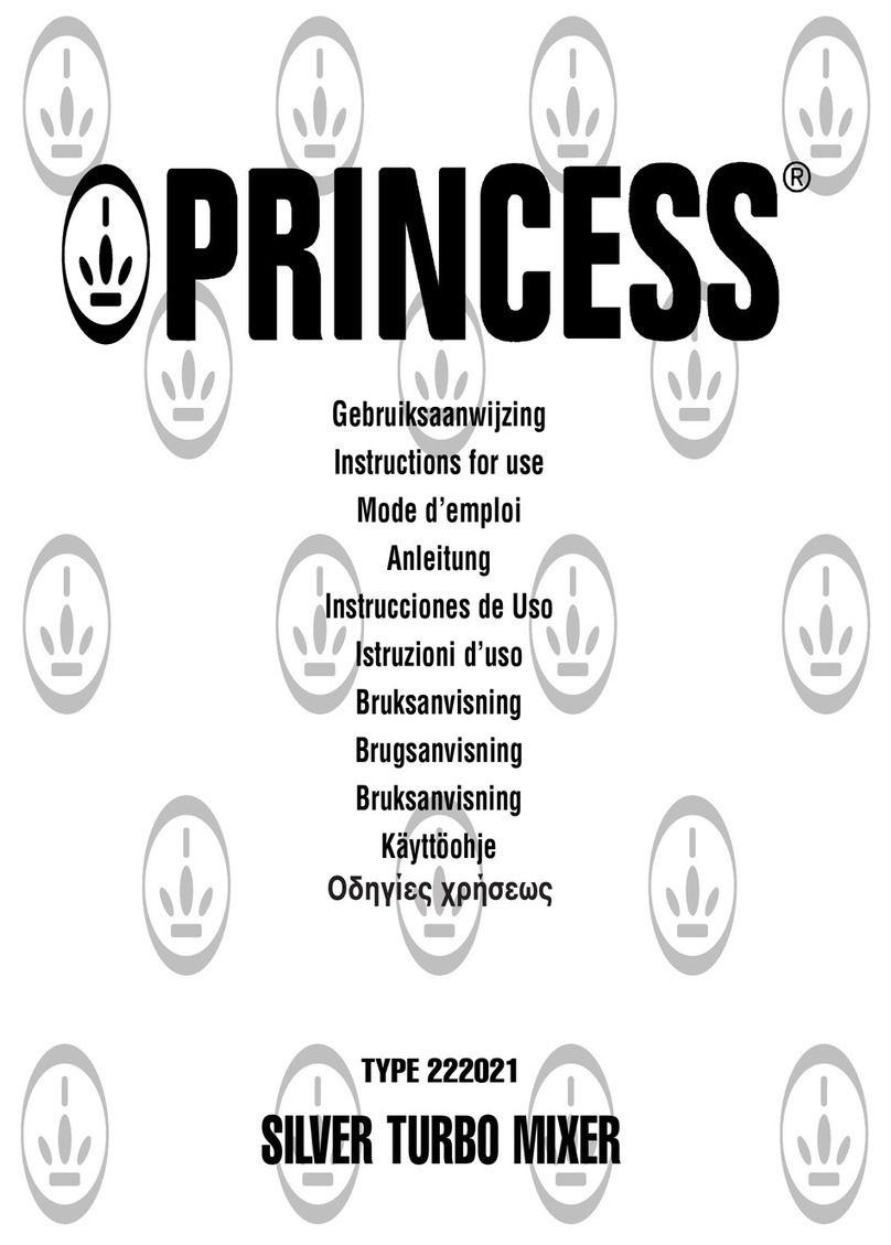 Princess 222021 Instructions for use