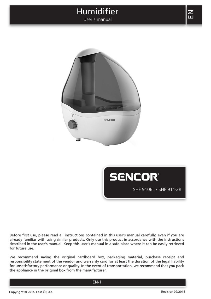 Sencor SHF 910BL user manual