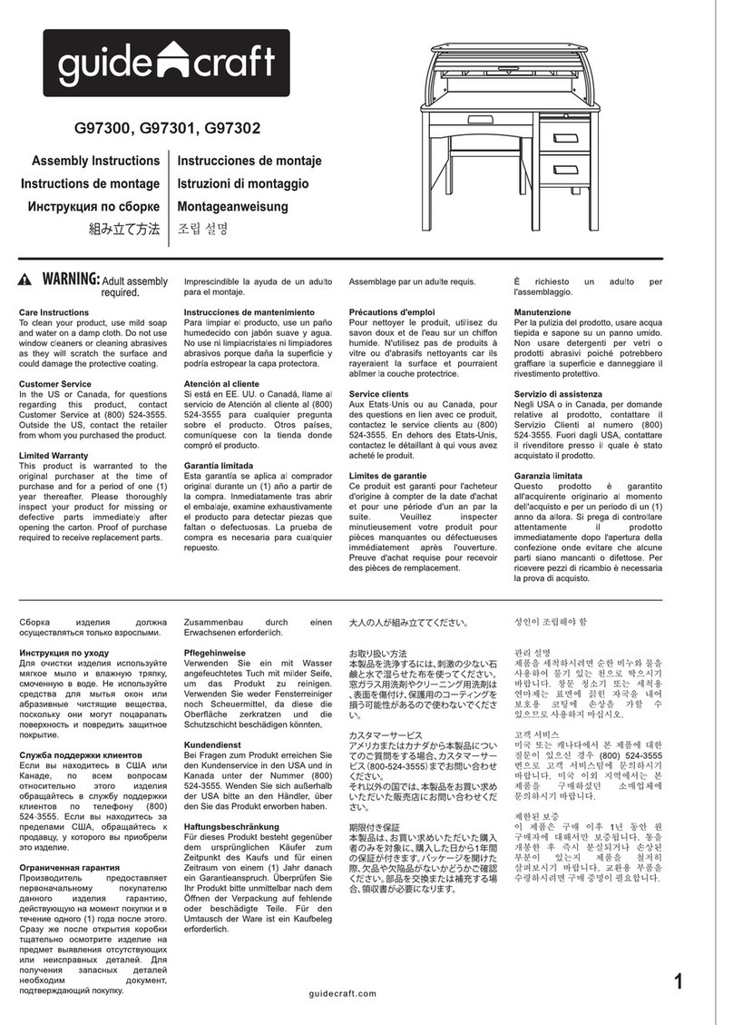 guide craft G97300 User manual guide craft G97300 User manual