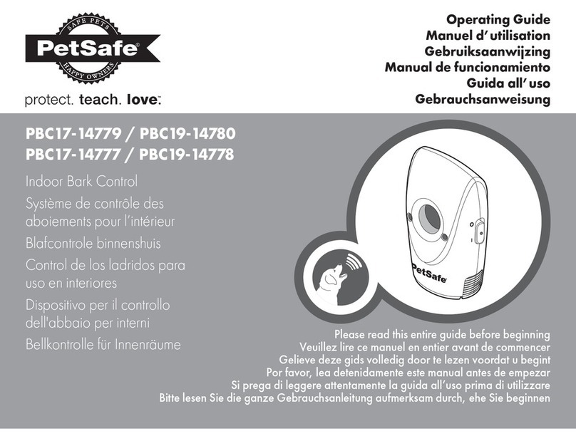Petsafe PBC17-14779 operating guide