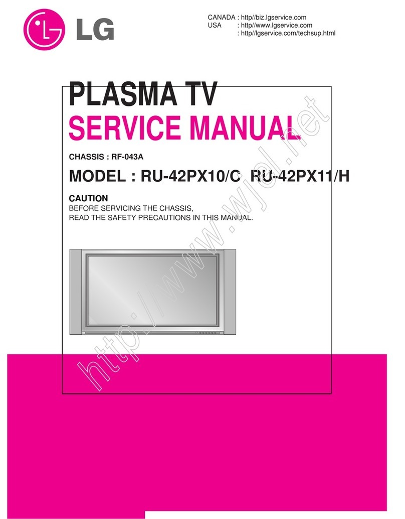 LG RU-42PX10 User manual