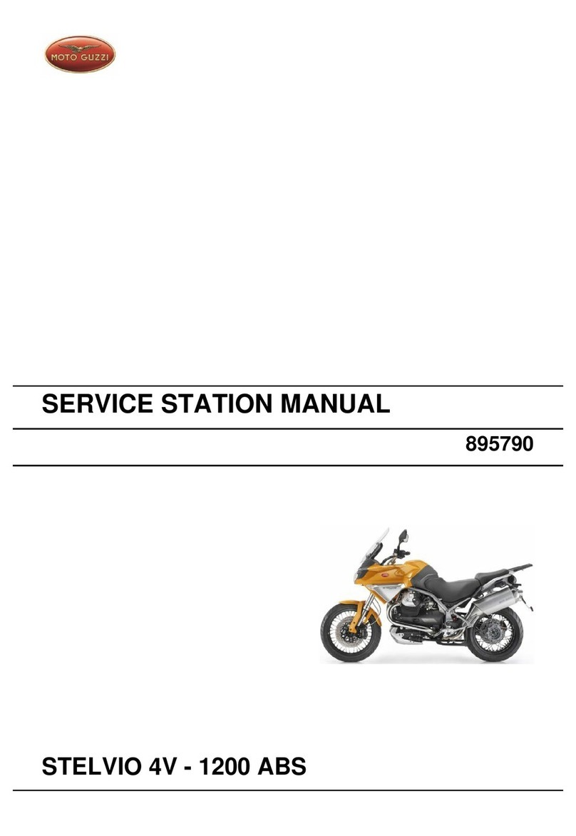 MOTO GUZZI STELVIO 4V - 1200 ABS Service station manual