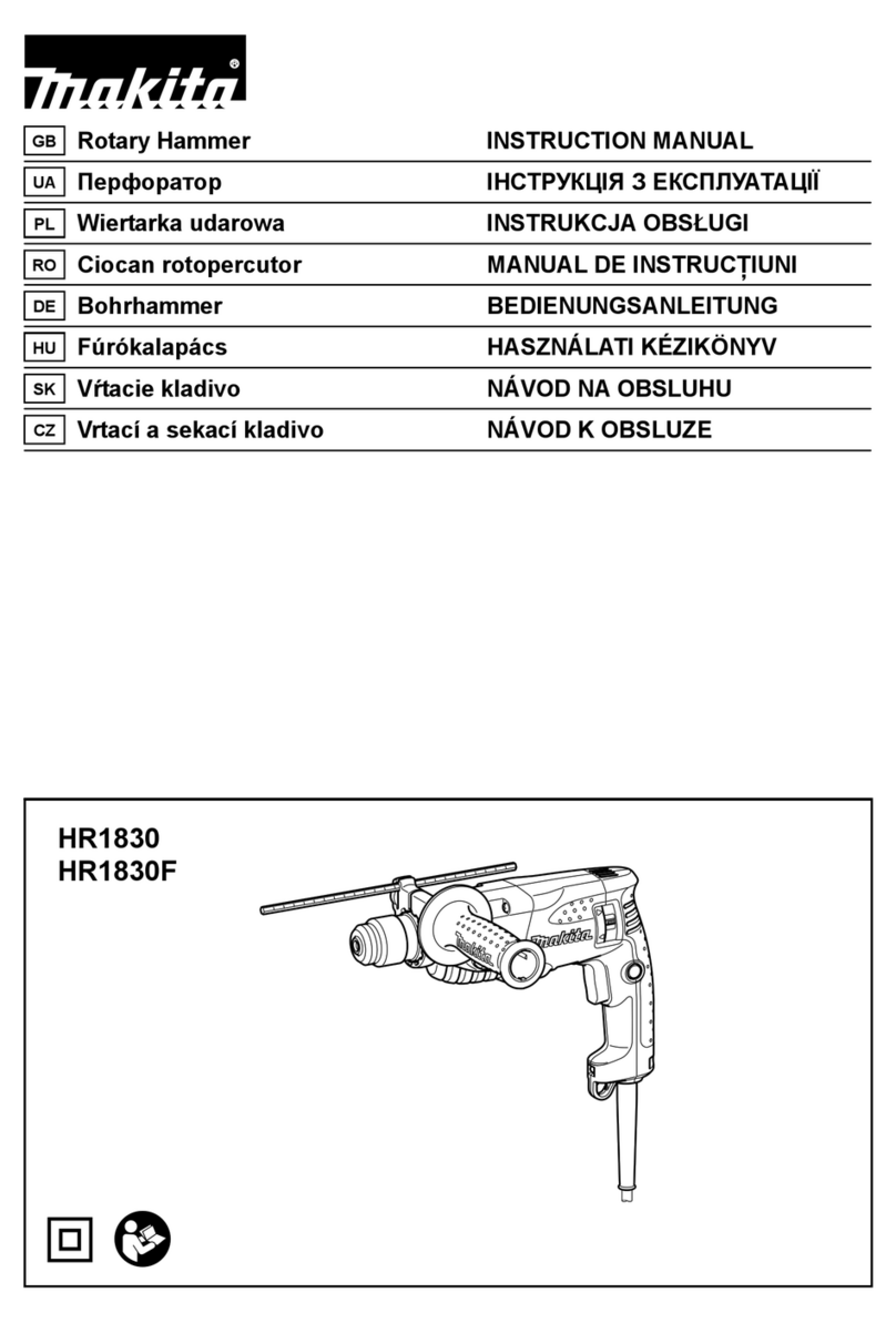 Makita HR1830 User manual Makita HR1830 User manual