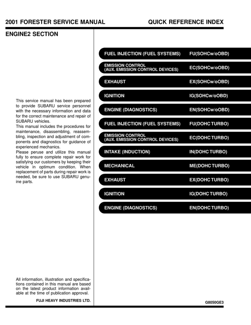 Subaru 2012 Forester Service manual