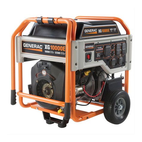 Generac Portable Products XG SERIES owner's manual