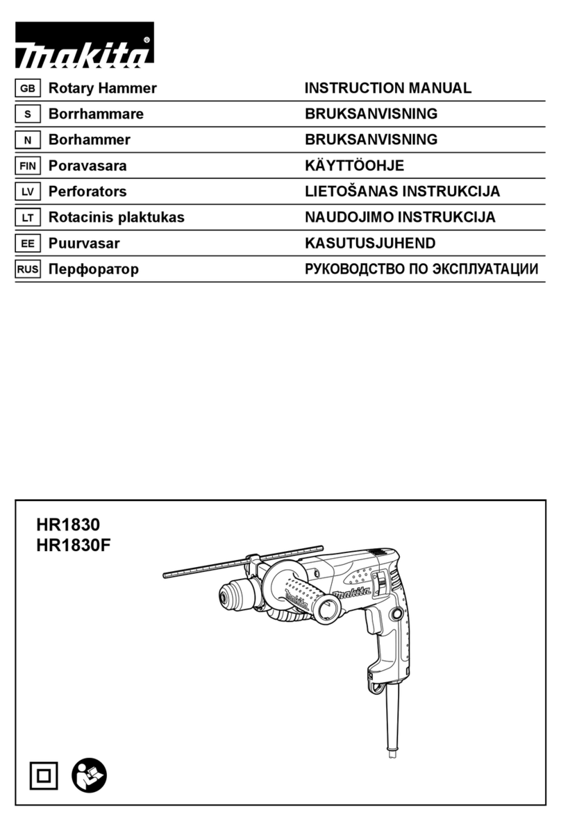 Makita HR1830 User manual Makita HR1830 User manual