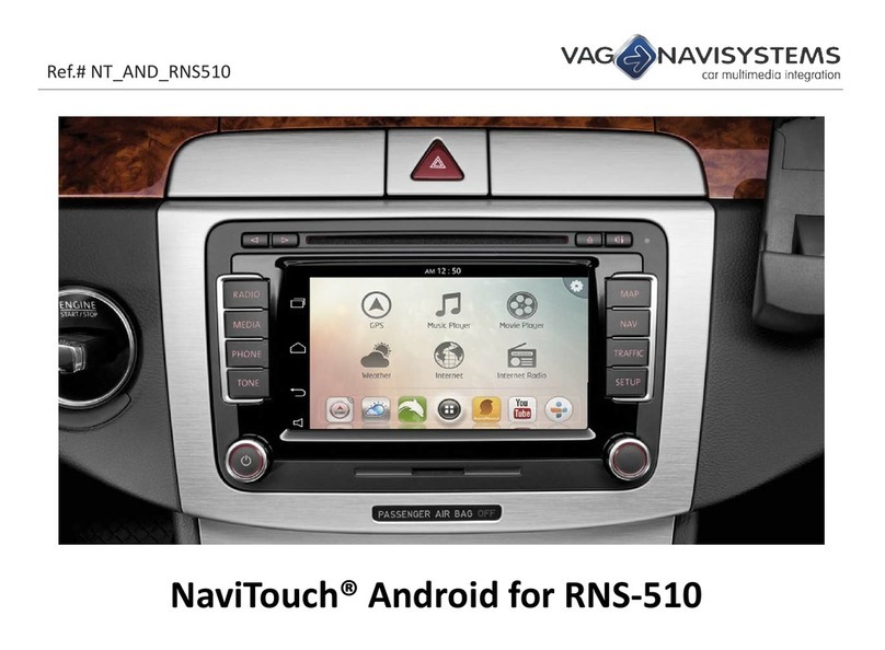 VAG-Navisystems NaviTouch Android User manual