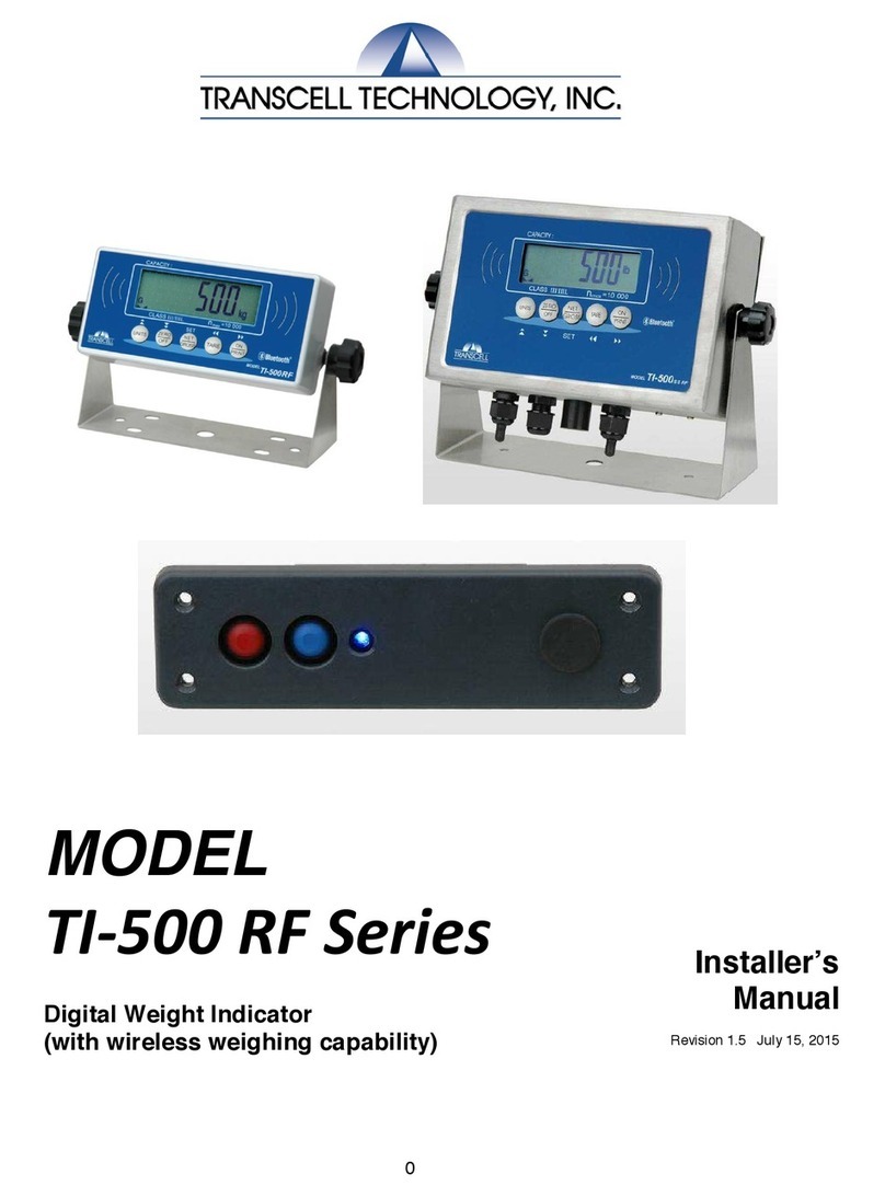 Transcell Technology TI-500 RF Series User guide