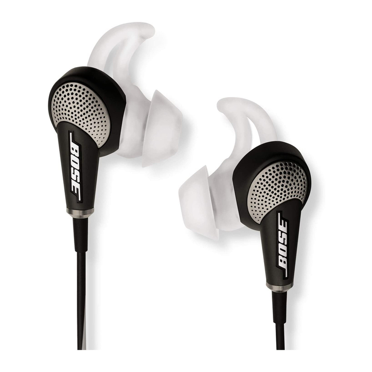 Bose QuietComfort 20 User manual