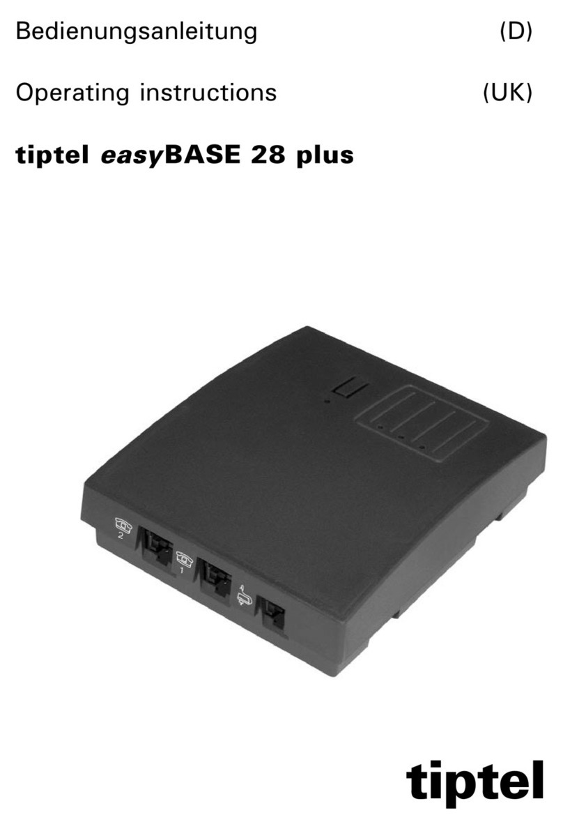 TIPTEL easyBASE 28 plus operating instructions TIPTEL easyBASE 28 plus operating instructions