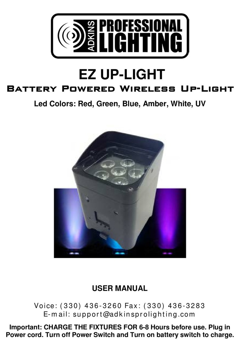 Adkins EZ UP-LIGHT user manual