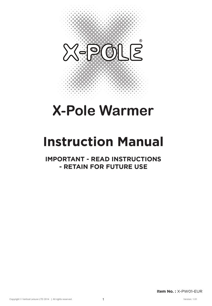 X-pole X-PW01-EUR instruction manual